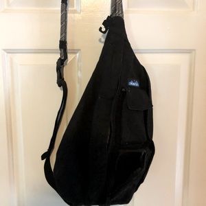 Black KAVU medium sling bag